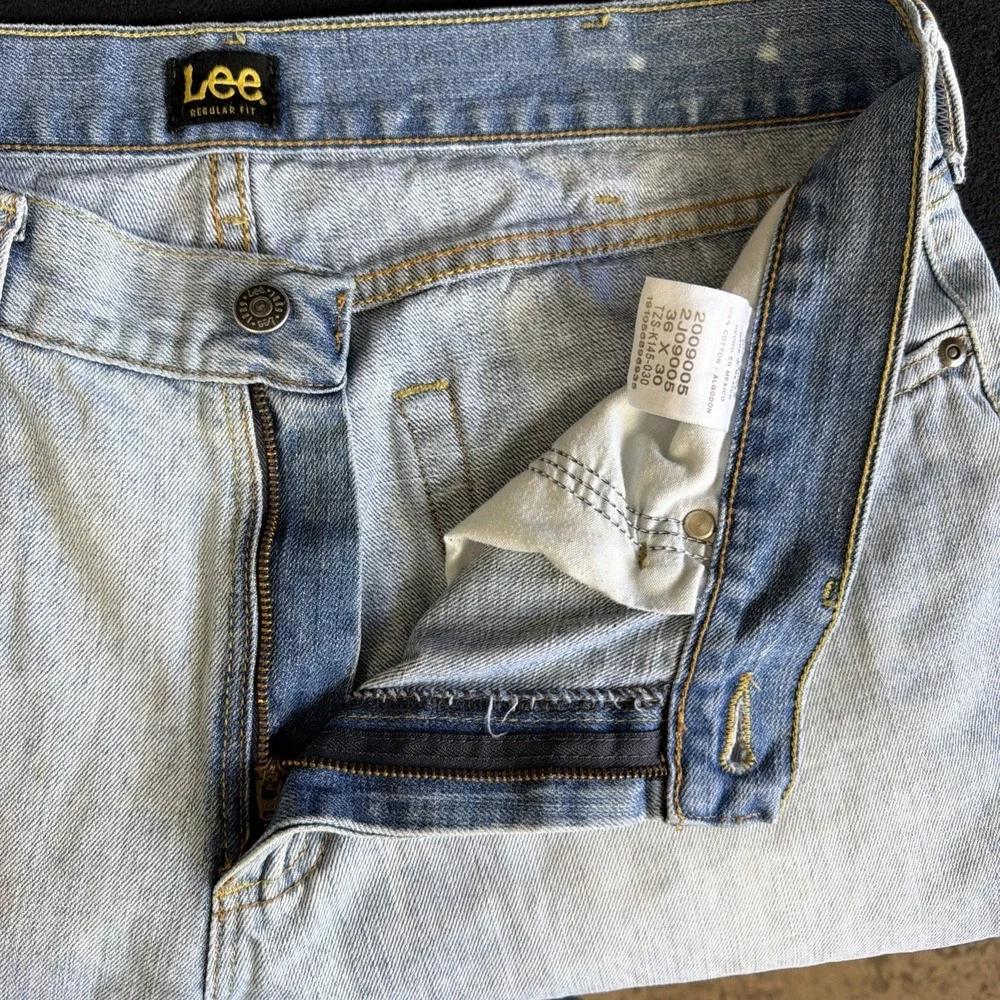 Men's Lee Jeans Regular Straight 2009005 Wicked Blue 36x30